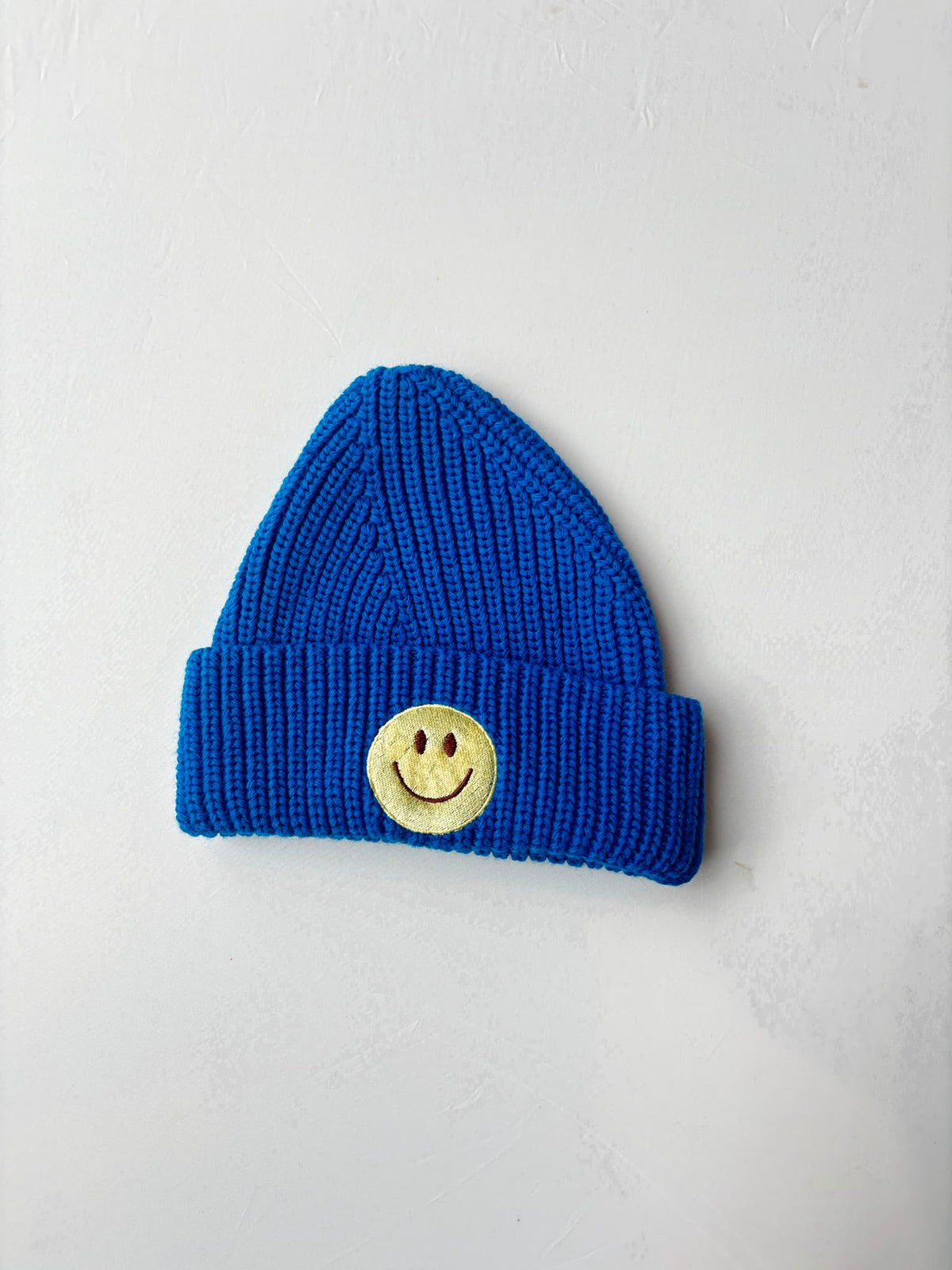 SAMPLE SALE |Beanie Boogie Blue Smilie one size