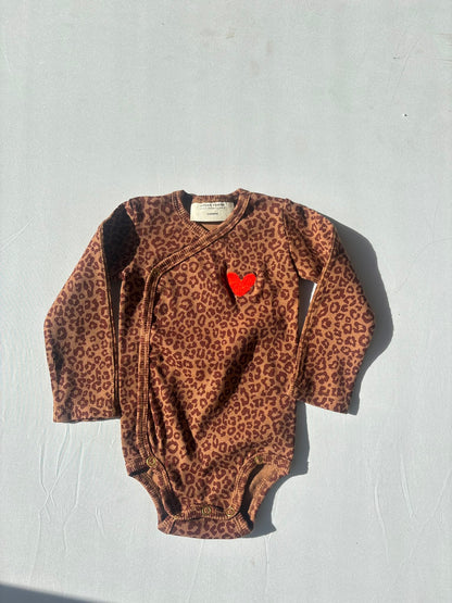SAMPLE SALE | Leopard Rap Romper 0-3 Months
