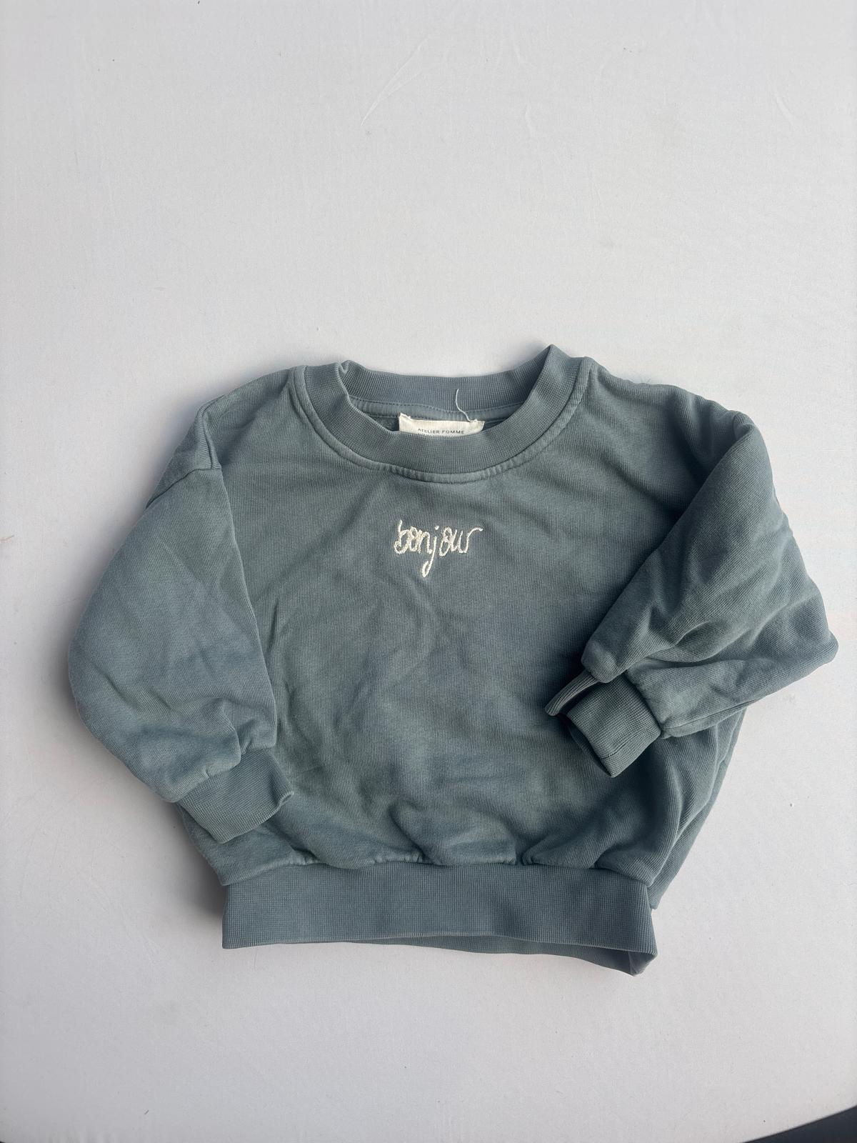 SAMPLE SALE |Sweater Bonjour Size 1