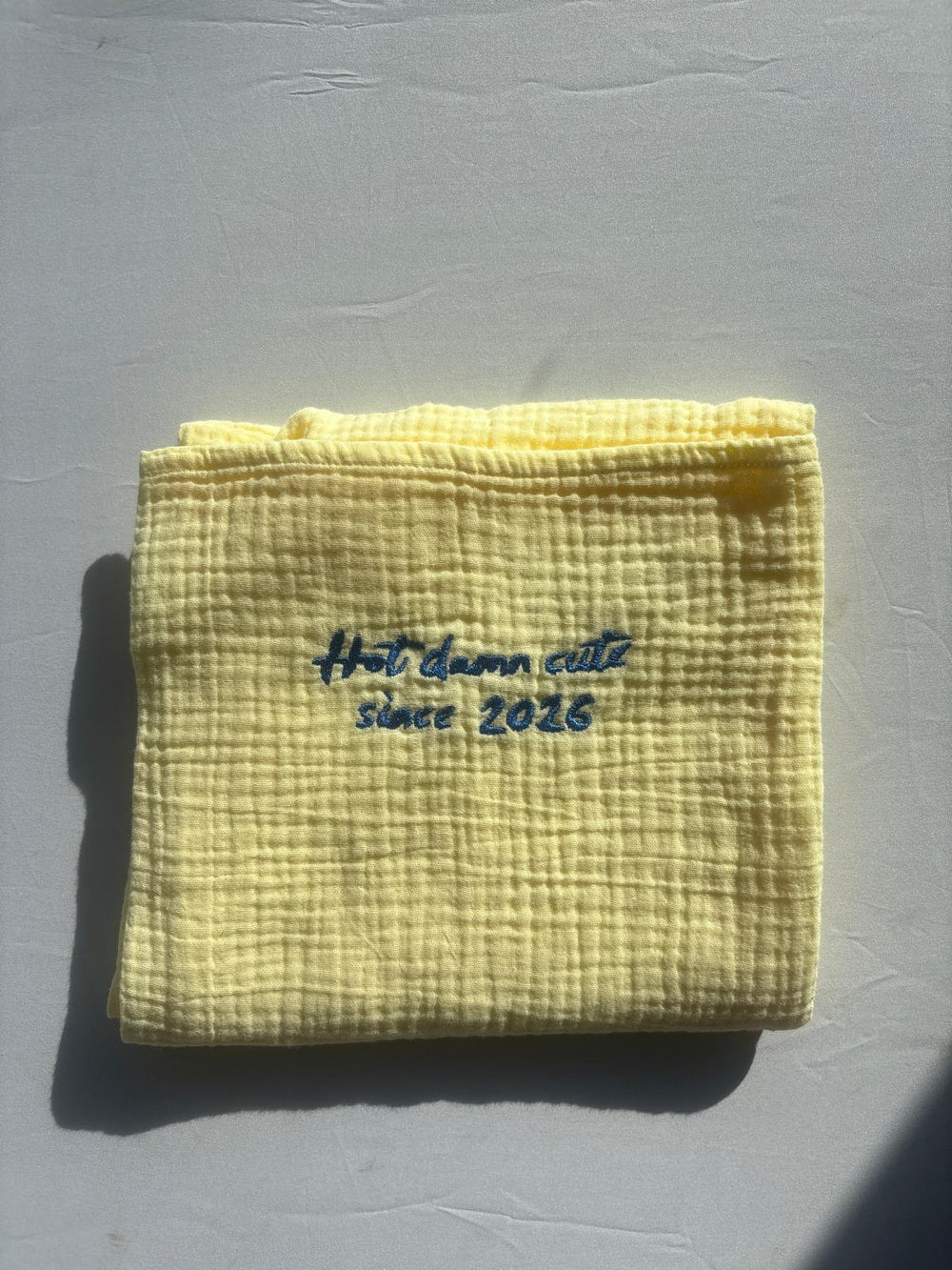 SAMPLE SALE |Huge Towel Butter Yellow 2026
