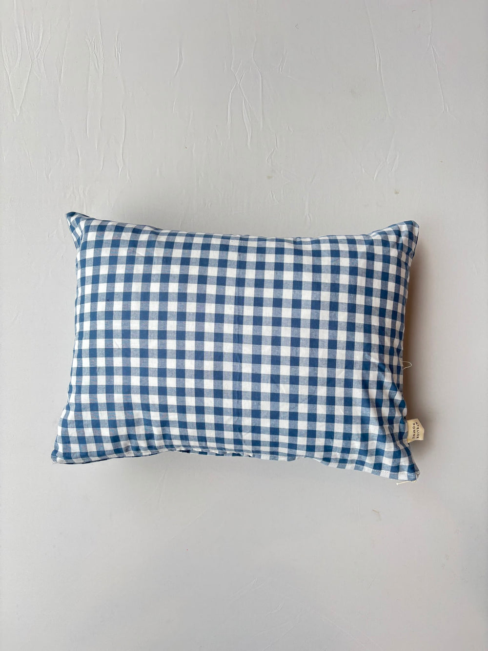 SAMPLE SALE |Cushion Checked Misty Blue 30x40