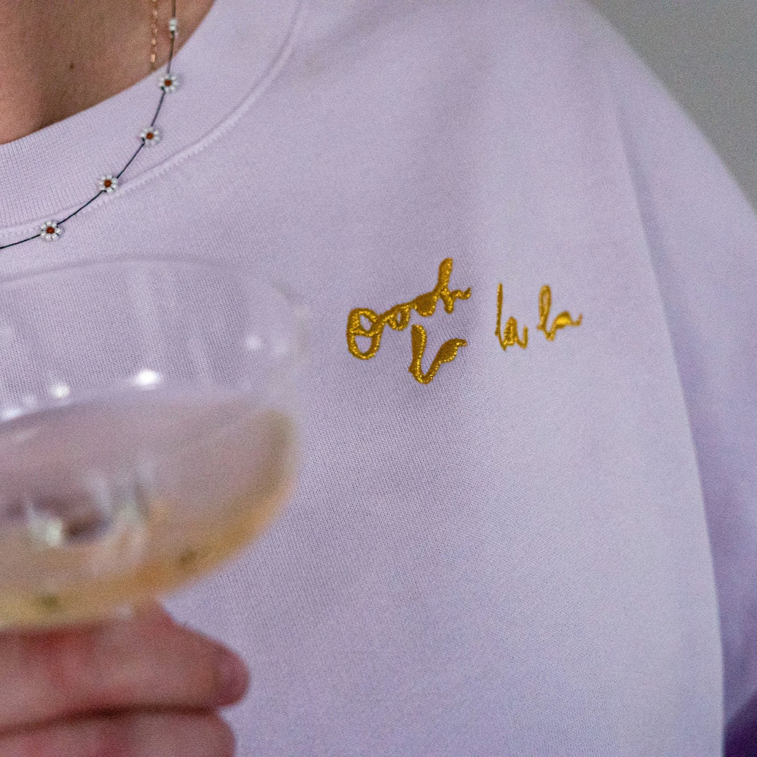 Woman sweater lucky lila 