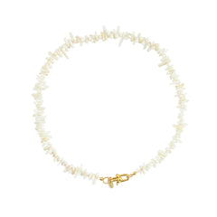 Coral split necklace