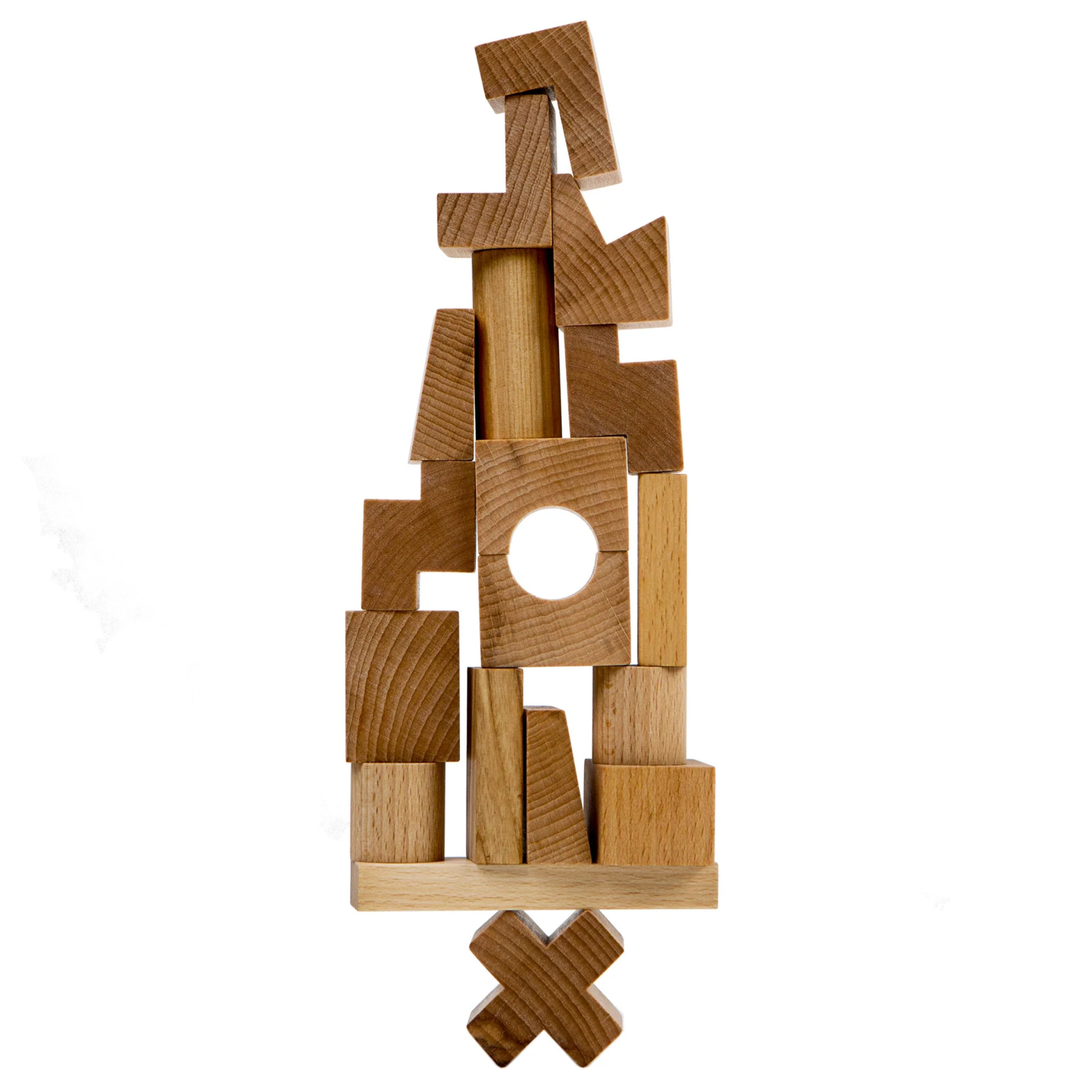 WOODEN STACKING TOWER
