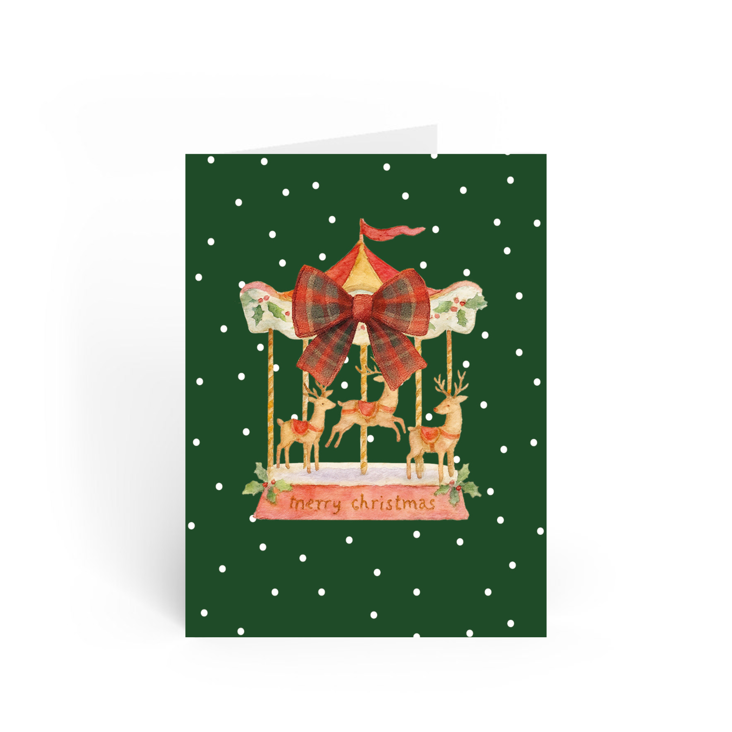 WENSKAART |  CHRISTMAS CAROUSEL MAGIC