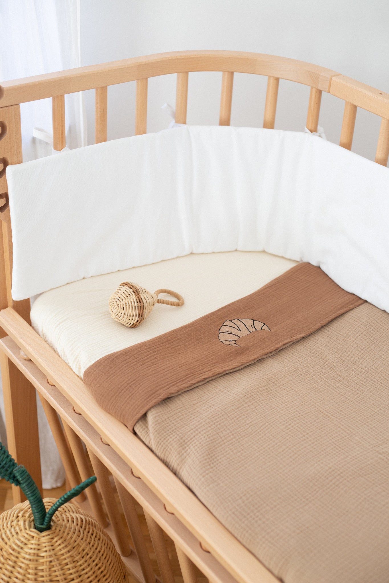 FITTED SHEET CRIB | COSY WHITE