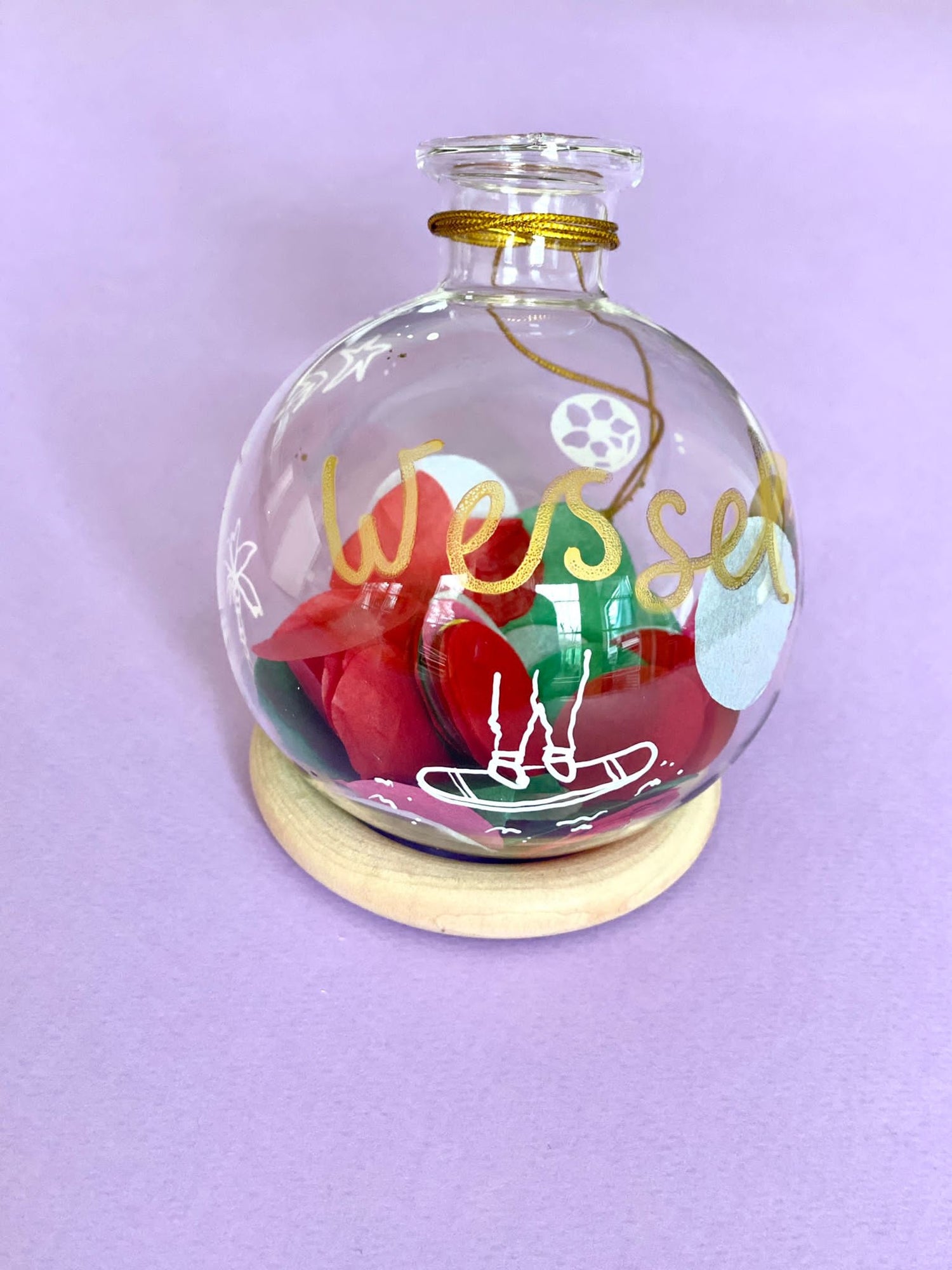 PERSONALIZED X-MAS WISH BALL