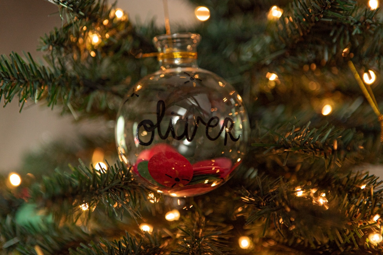 PERSONALIZED X-MAS WISH BALL