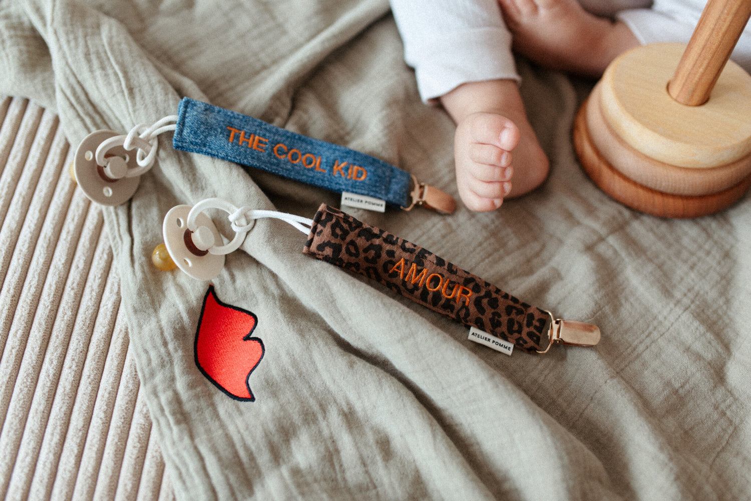 PACIFIER CORD | LEOPARD