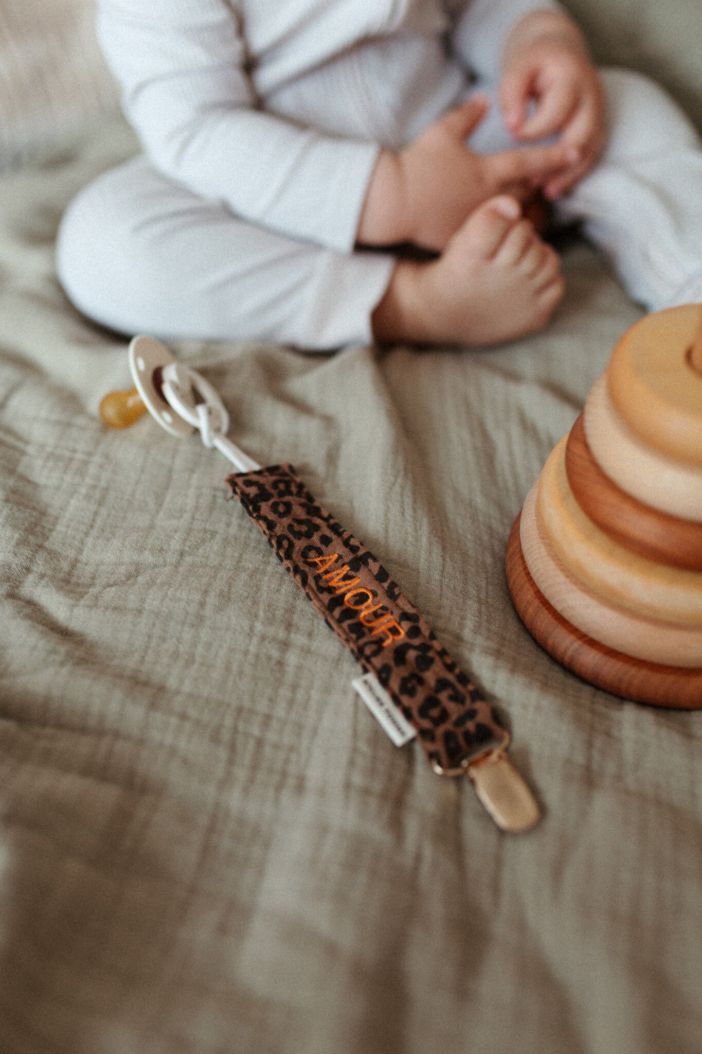 PACIFIER CORD | LEOPARD