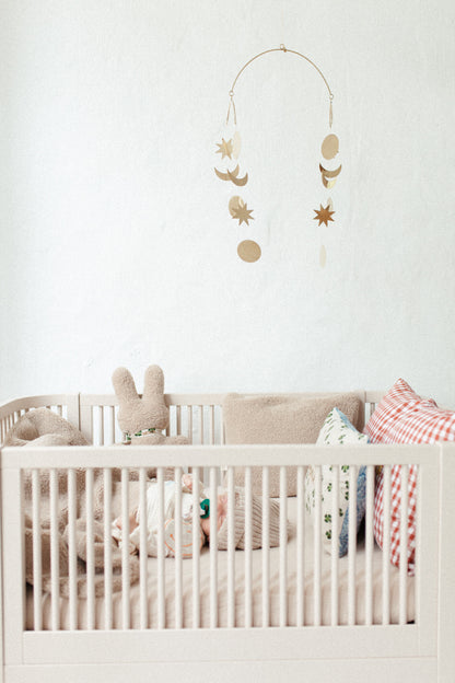 FITTED SHEET COT | BONJOUR BEIGE