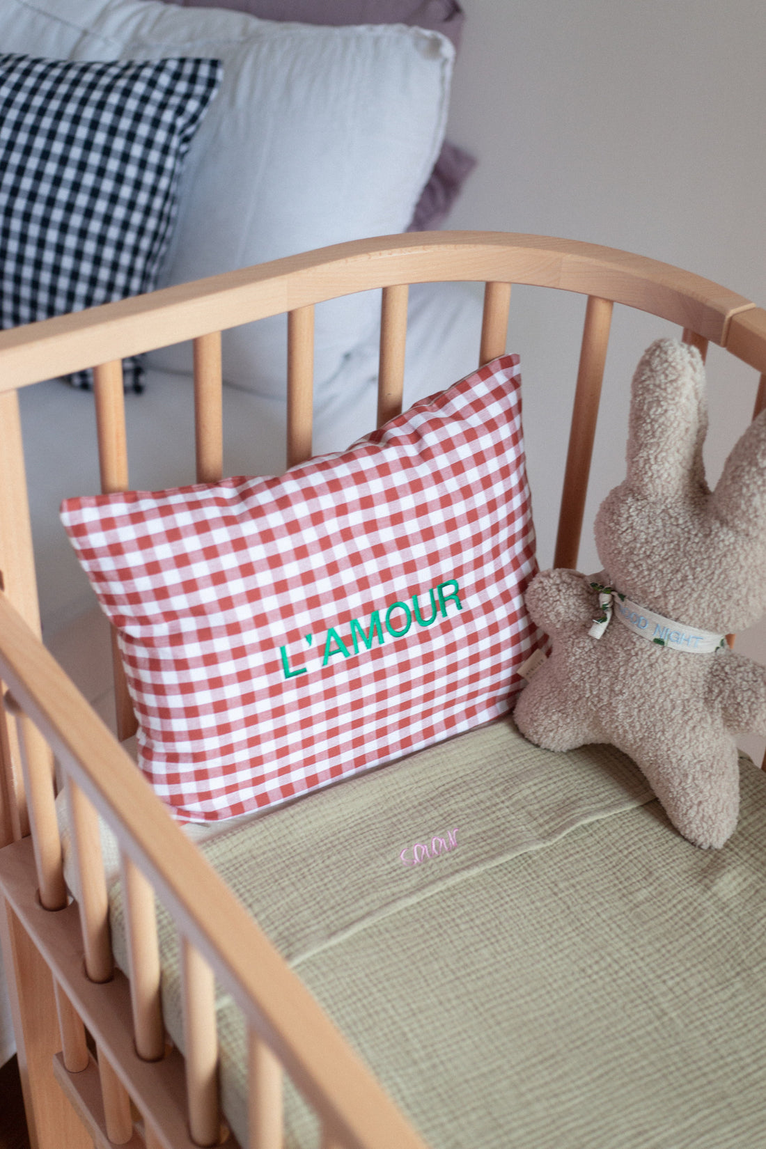FLAT SHEET CRIB | MORNING MOSS