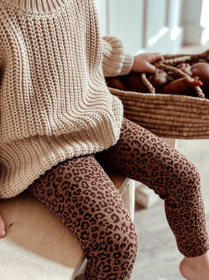 HAPPY PANTS | LEOPARD BROWN