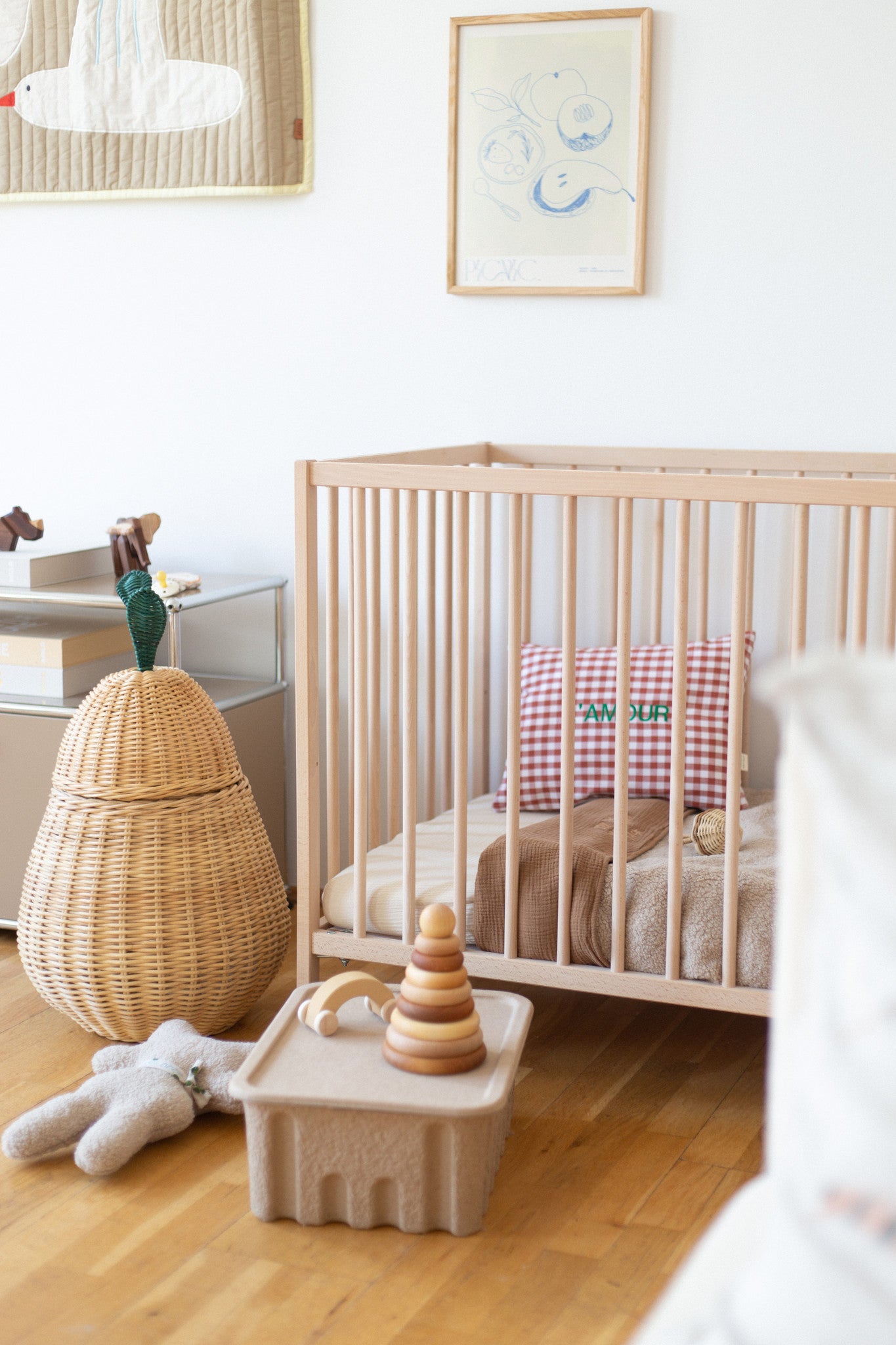 FITTED SHEET COT  | COSY WHITE