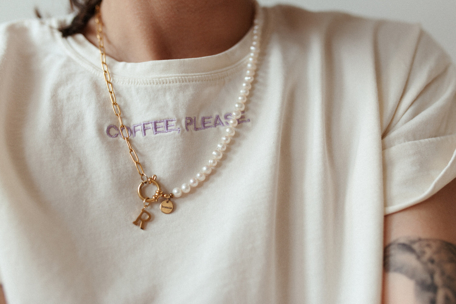 FLINT GOLD NECKLACE