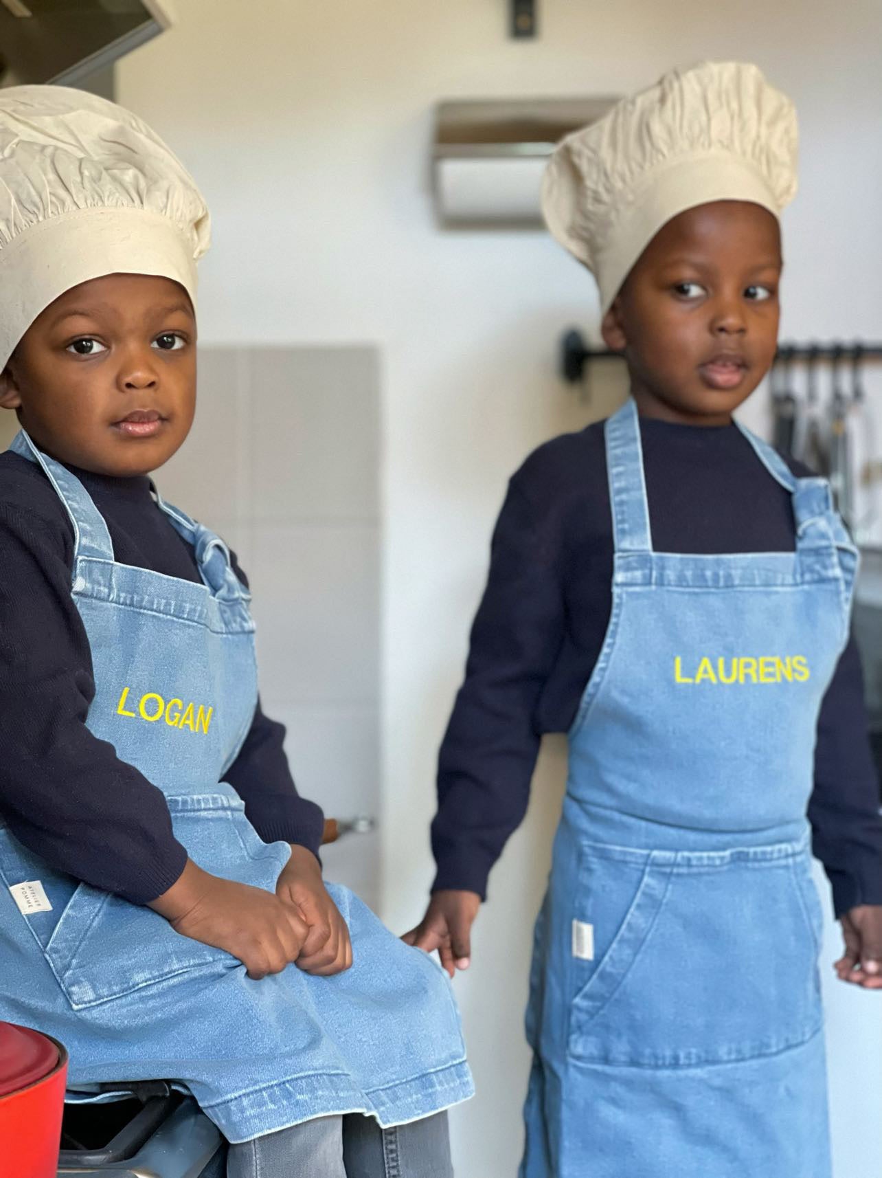 APRON PETIT CHEF | DENIM