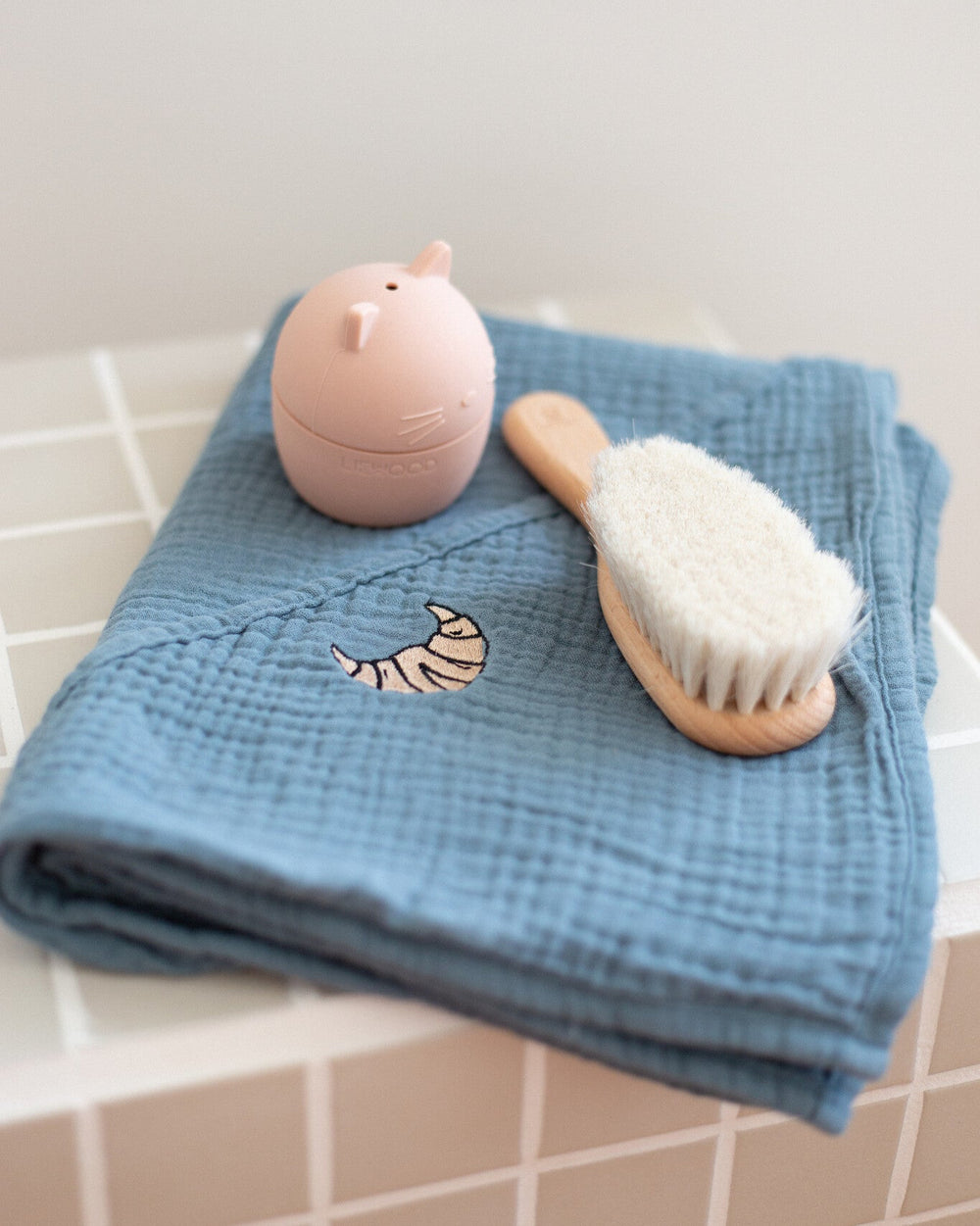 Badehandtuch | Misty Blue