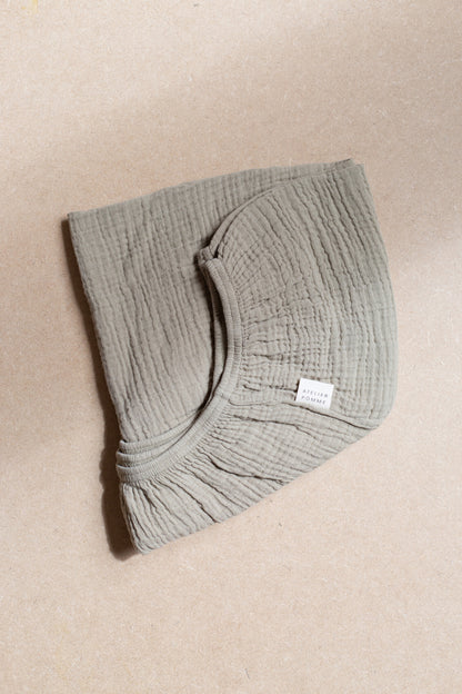 FITTED SHEET CRIB | MORNING MOSS