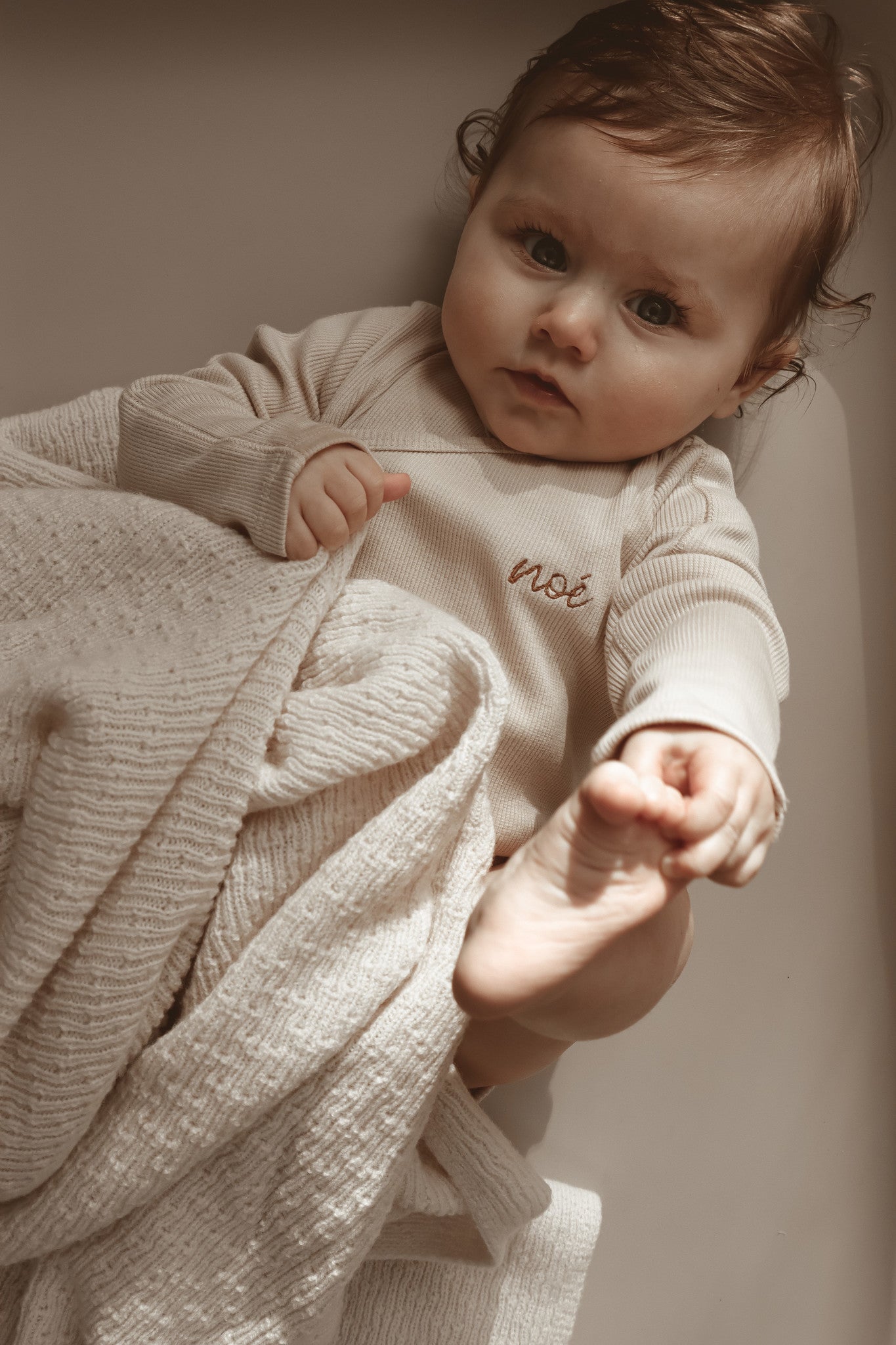 OVERSLAGROMPER | BONJOUR BEIGE