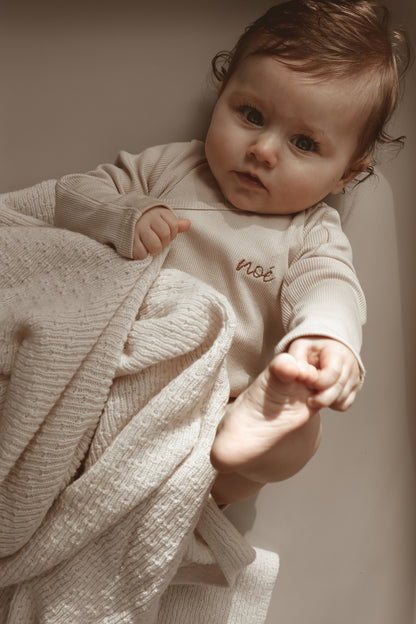 OVERSLAGROMPER | BONJOUR BEIGE