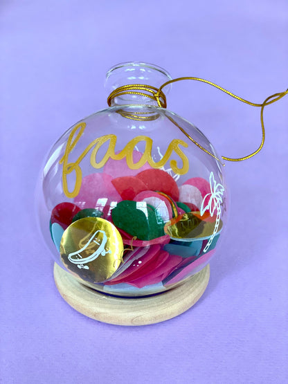 PERSONALIZED X-MAS WISH BALL