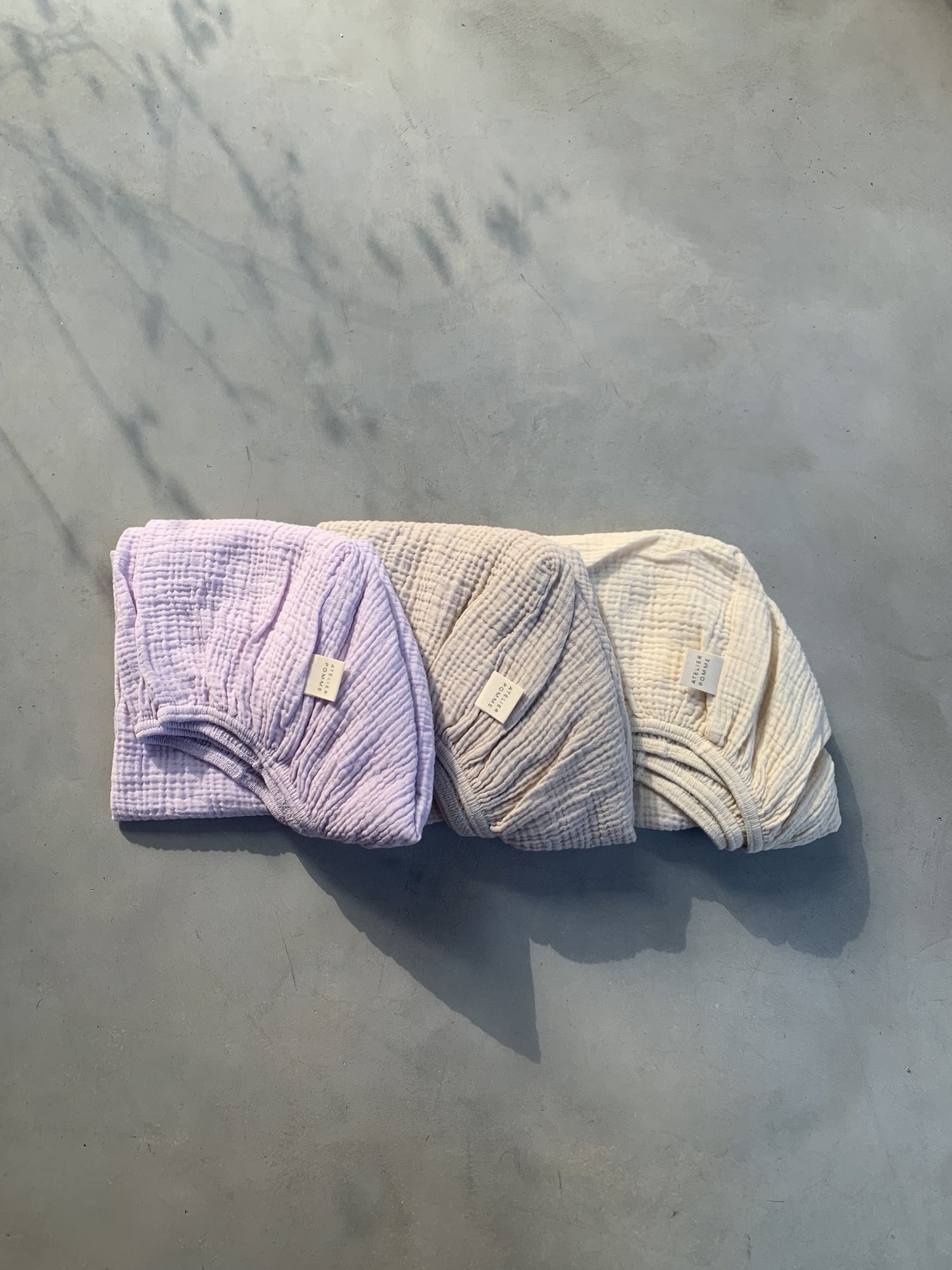 FITTED SHEET COT | BONJOUR BEIGE