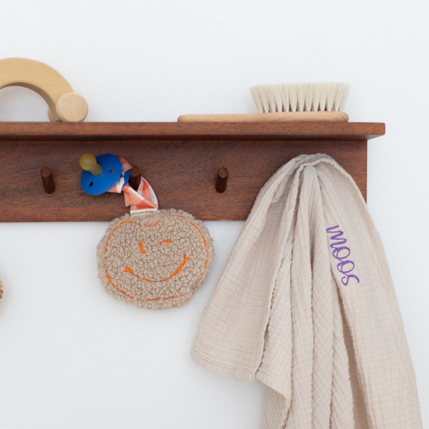 PACIFIER CLOTH  POMME | TEDDY OOPSY ORANGE