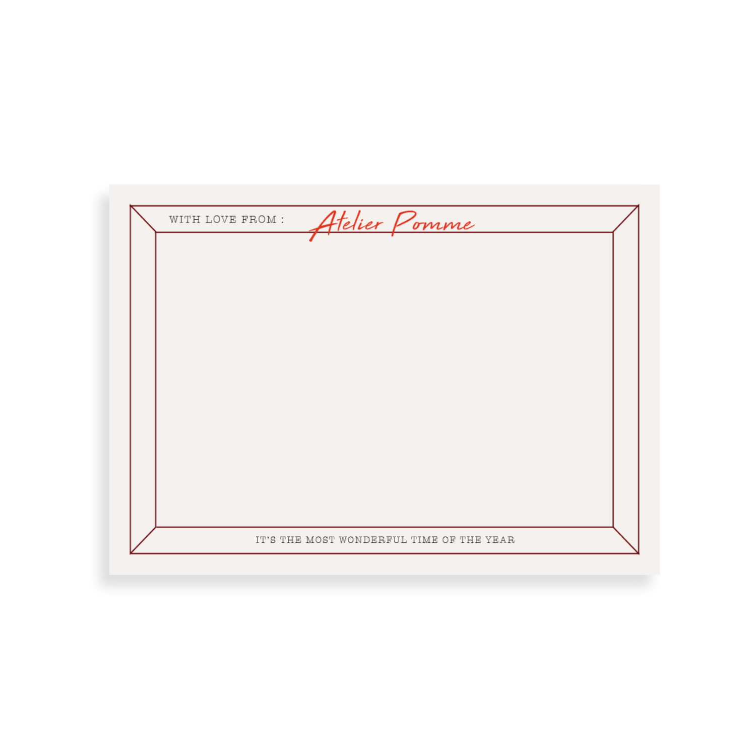 POST CARD | MERRY CHRISTMAS