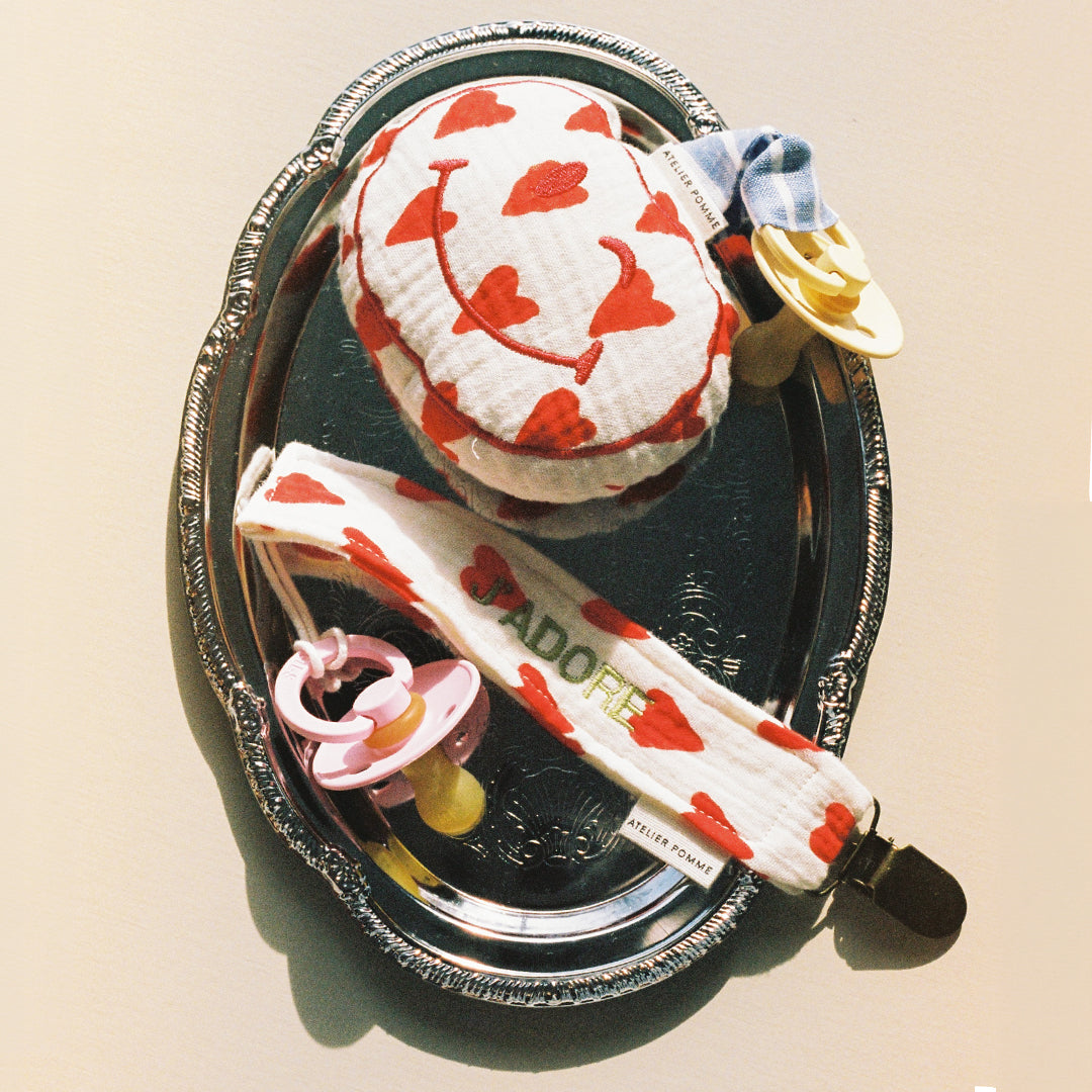 PACIFIER CORD | THE BROWN STRIPE