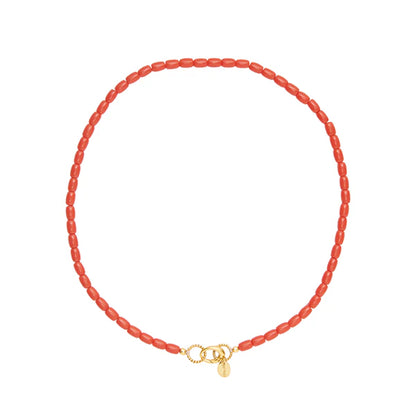 Koraalketting met bedelsluiting