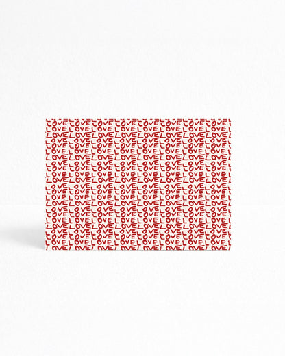 PHYSICAL GIFT CARD | LOVE LOVE LOVE