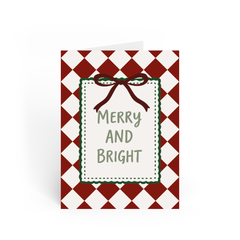 WENSKAART | GINGHAM MERRY & BRIGHT
