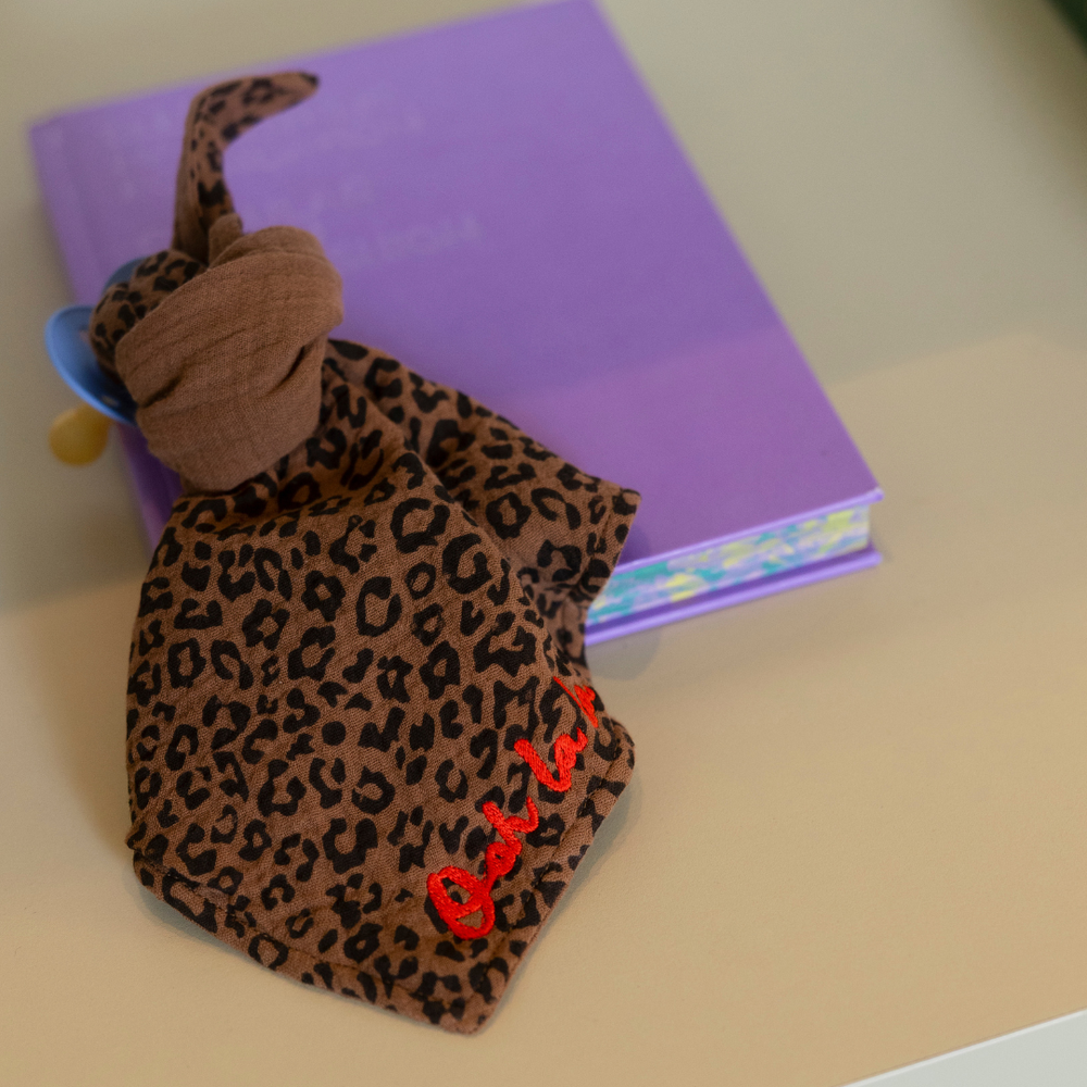 Schnuller-Kuscheltuch | Leopard