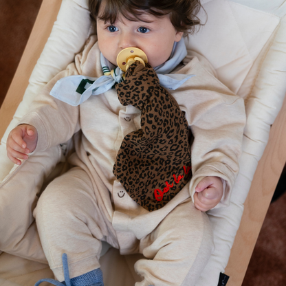 Schnuller-Kuscheltuch | Leopard