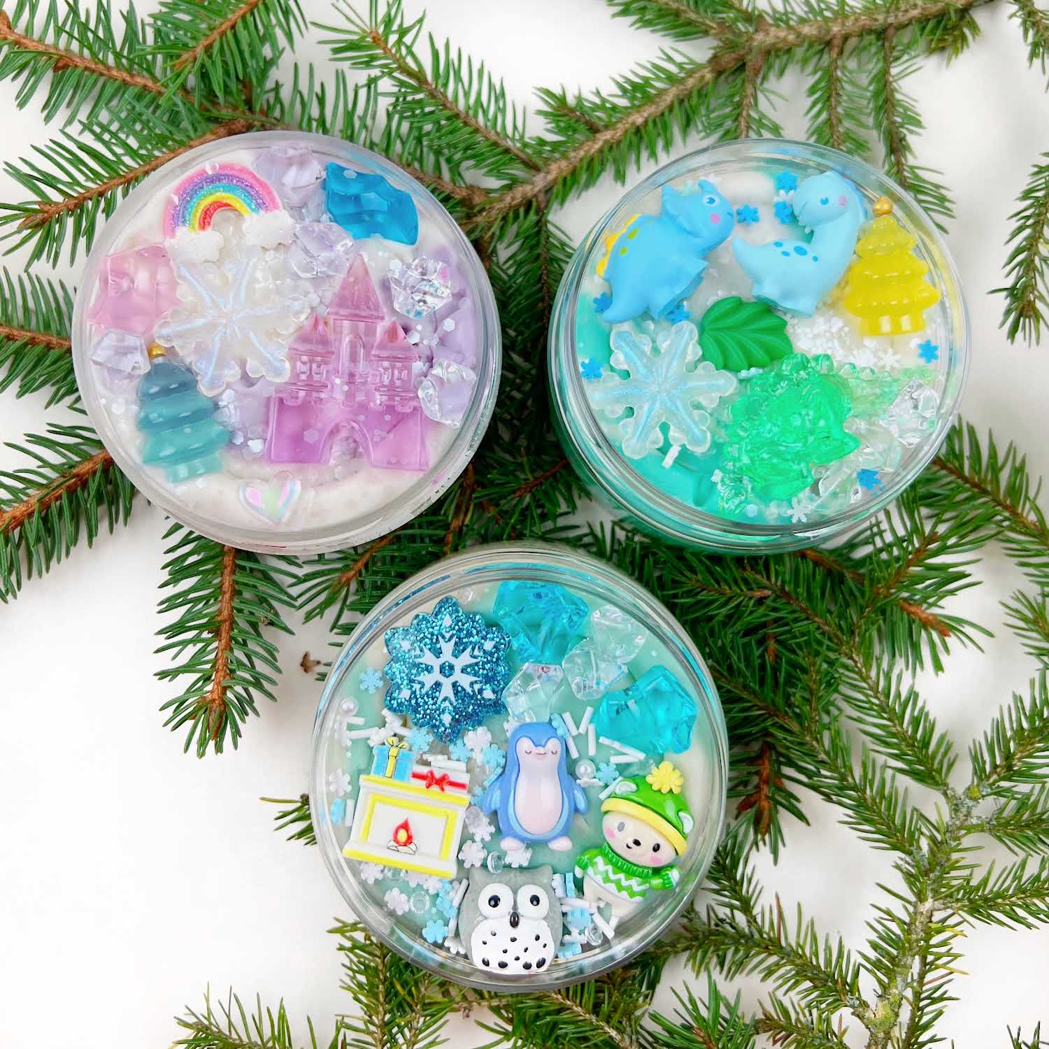 ENCHANTED SNOW FLURRY SURPRISE POT -  KLEI